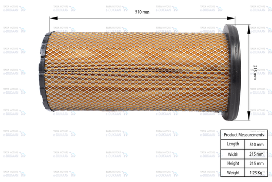 Air Filter Element(Safety) - TATA PRIMA 2528