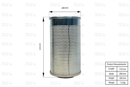 Air Filter Element(Primary) - TATA 709