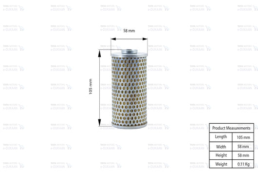 Steering Oil Filter - TATA SIGNA 1618