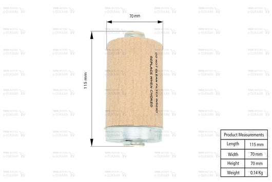 Fuel Filter Element - TATA 407