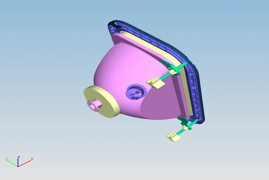 Head Lamp Right Hand Side - TATA 813