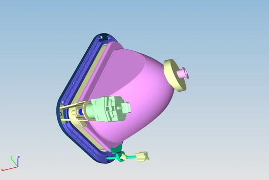 Head Lamp Right Hand Side - TATA 407